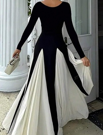 Rochie maxi Shein, mix culori
