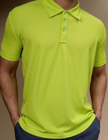 Tricou polo Shein, verde