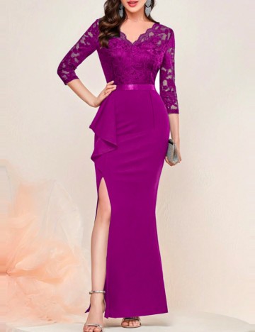 Rochie de ocazie Shein, mov