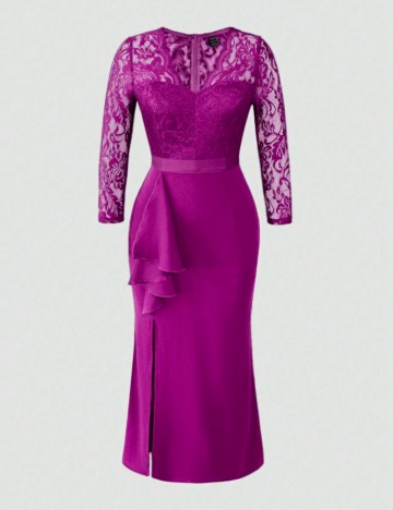 Rochie de ocazie Shein, mov