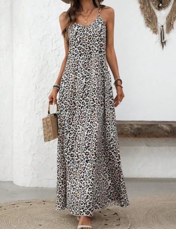 Rochie maxi Shein, mix culori