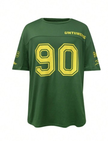 Tricou MANFINITY by Shein, verde
