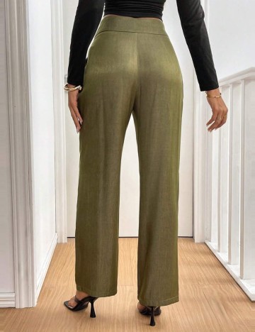 Pantaloni Office Shein, verde