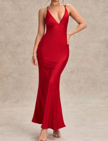 Rochie maxi Shein, roșu