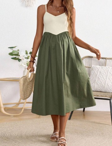 Rochie midi Shein, mix culori