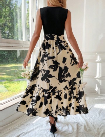 Rochie midi Shein, mix culori
