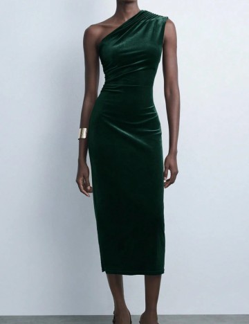 Rochie midi Shein, verde