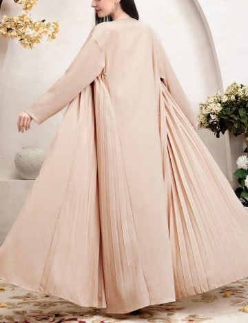 Cardigan lung Shein, bej