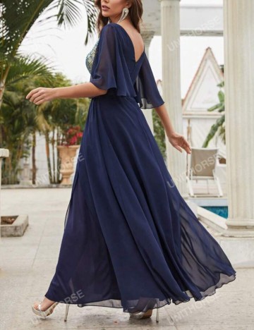 Rochie de ocazie Shein, albastru