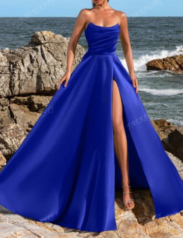 Rochie de ocazie FAERIESTY by Shein, albastru