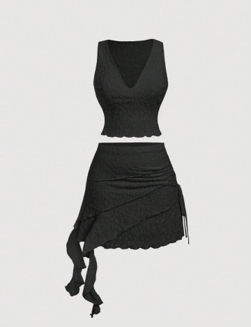 Compleu Shein Curve+, negru