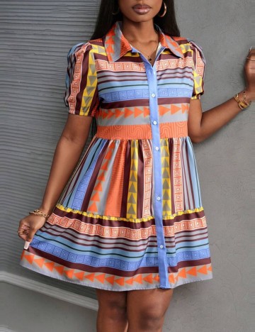 Rochie mini Shein, mix culori