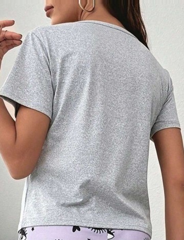 Tricou de pijama Shein, gri