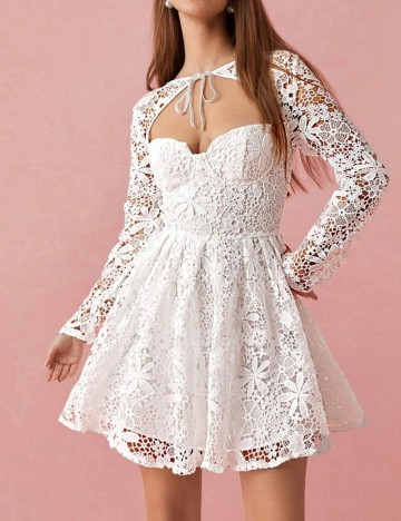 Rochie mini Shein, alb