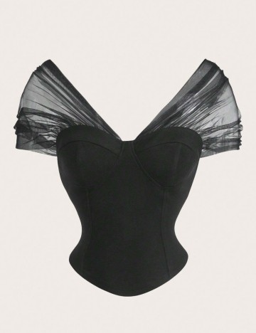Top Shein, negru