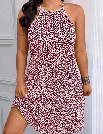 Rochie mini Shein Curve+, mix culori