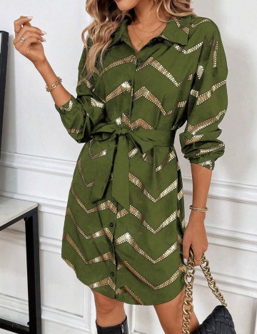 Rochie mini Shein, verde
