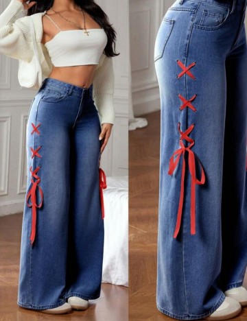 Jeans Shein, albastru