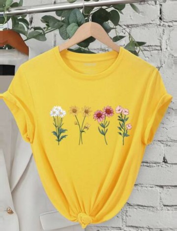 Tricou Shein, galben