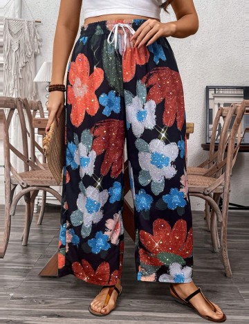 Pantaloni Shein Curve+, mix culori
