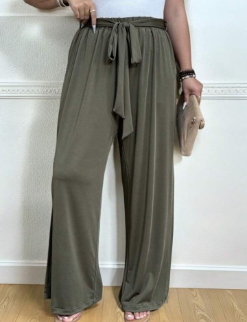Pantaloni Shein Curve+, kaki