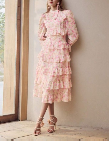 Rochie midi MOTF by Shein, mix culori