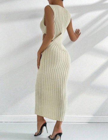 Rochie midi Shein, crem