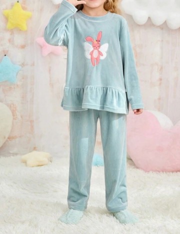 Compleu pijamale Shein, albastru