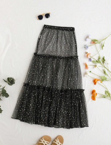 Fustă maxi Shein, negru