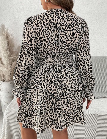Rochie mini Shein Curve+, mix culori