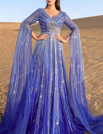 Rochie de ocazie Shein, albastru