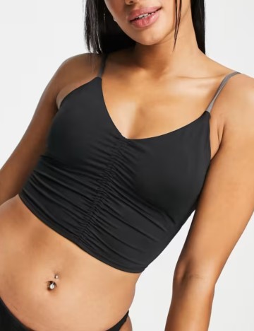 Bustieră de baie Nike, negru