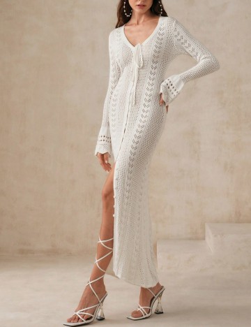 Rochie de plajă Shein, crem