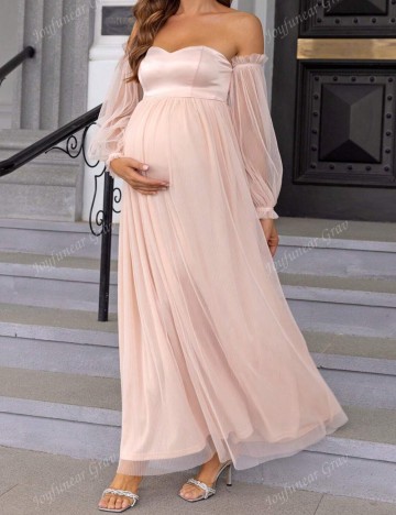 Rochie maxi Joyfunear by Shein, roz