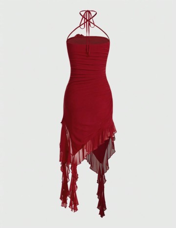 Rochie midi Shein, roșu