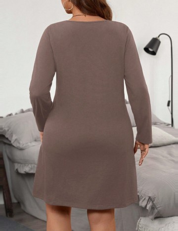 Rochie mini Shein Curve+, bej