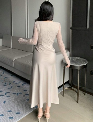 Rochie midi DAZY by Shein, bej