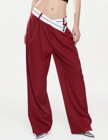 Pantaloni Shein, vișiniu