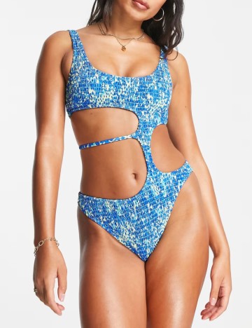 Costum de baie întreg Candypants, mix culori