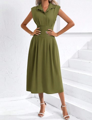 Rochie midi Shein, verde