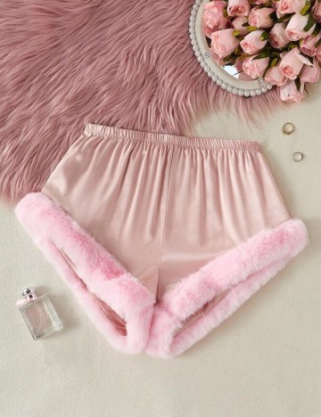 Pantaloni de pijama Shein, roz