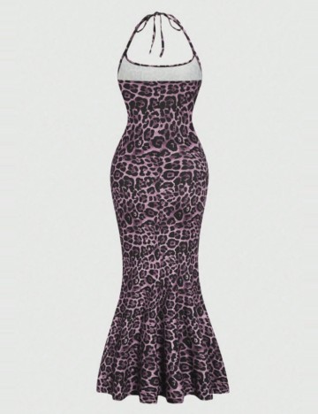 Rochie maxi Shein Curve+, mix culori