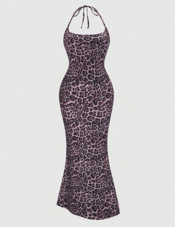 Rochie maxi Shein Curve+, mix culori