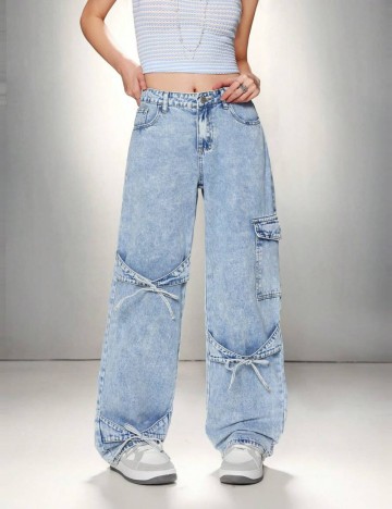 Jeans Sheilay, albastru