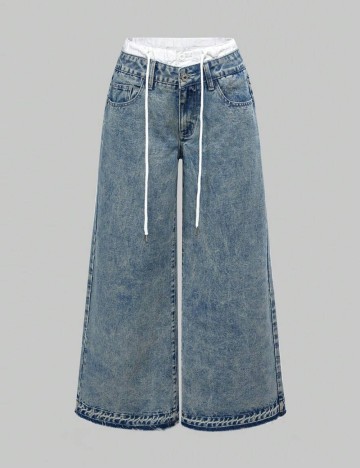 Jeans Shein, albastru