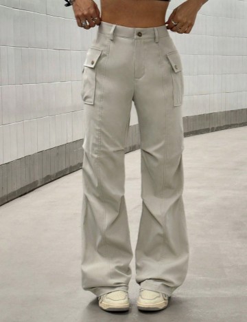 Pantaloni Shein, bej