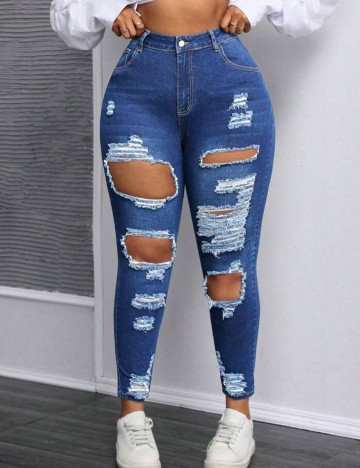 Jeans Shein, albastru