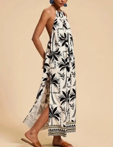 Rochie maxi Shein Curve+, mix culori