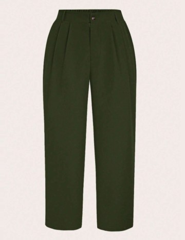 Pantaloni Shein Curve+, verde