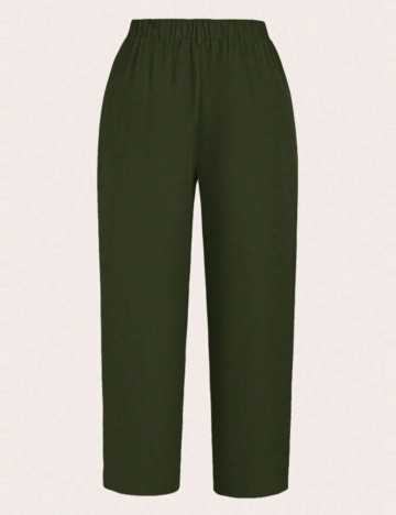 Pantaloni Shein Curve+, verde